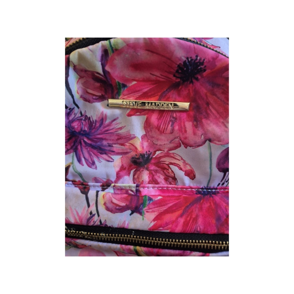 Steve Madden Floral Pink Backpack - Picture 6 of 8